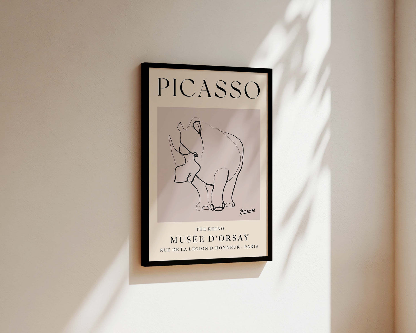 Picasso The Rhino Art Print