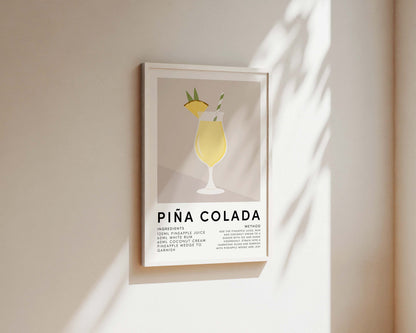 Pina Colada Wall Art Print