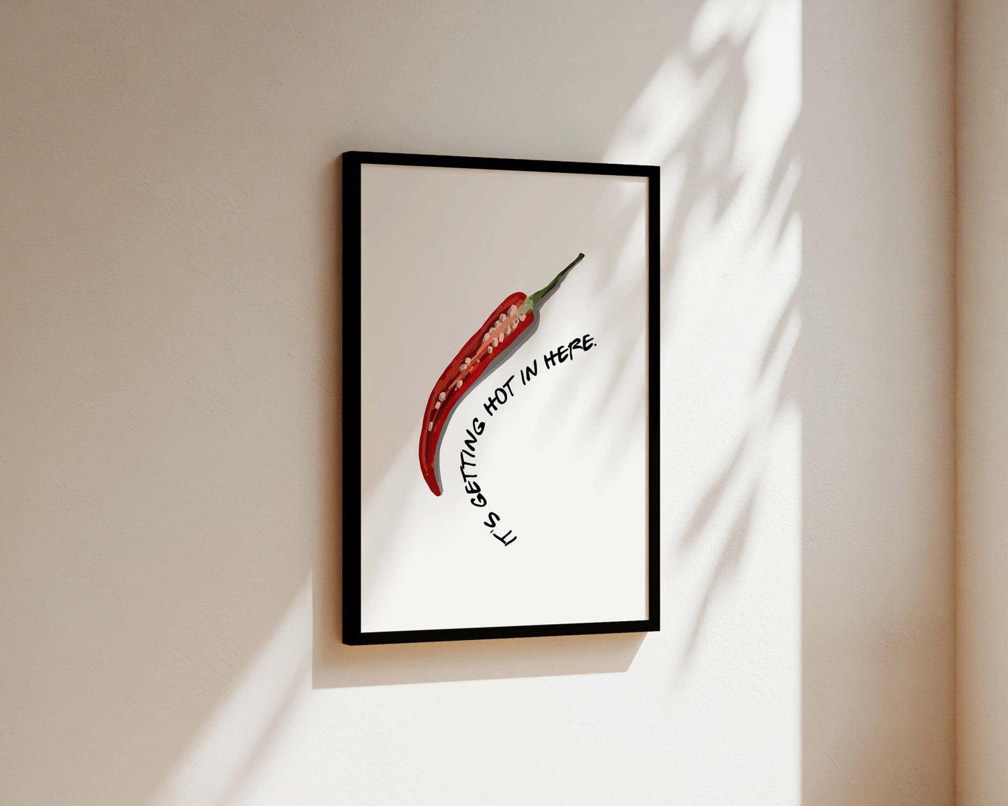 It's Getting Hot In Here Chilli Print