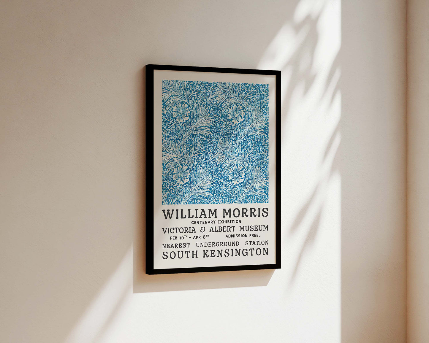 William Morris Blue Tapestry Art Print