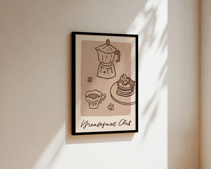 Breakfast Club Dainty Wall Art Print
