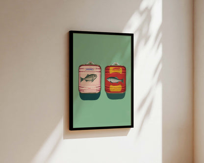 Sardines & Anchovies Art Wall Art Print