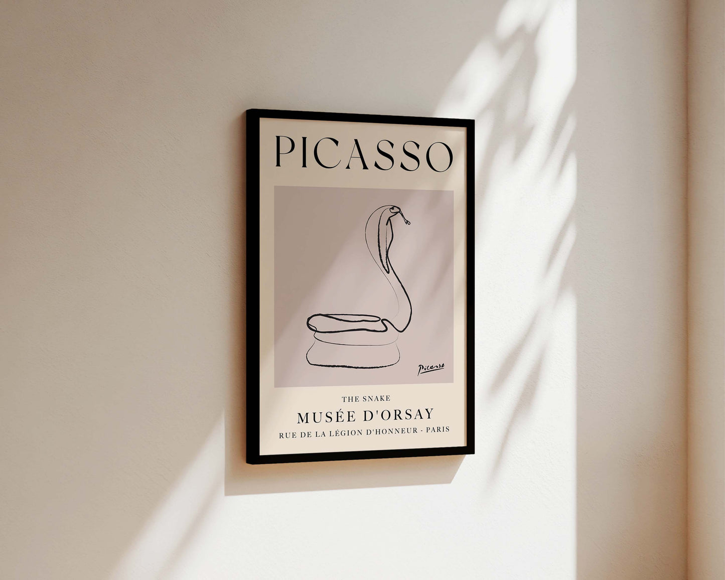 Picasso The Snake Art Print