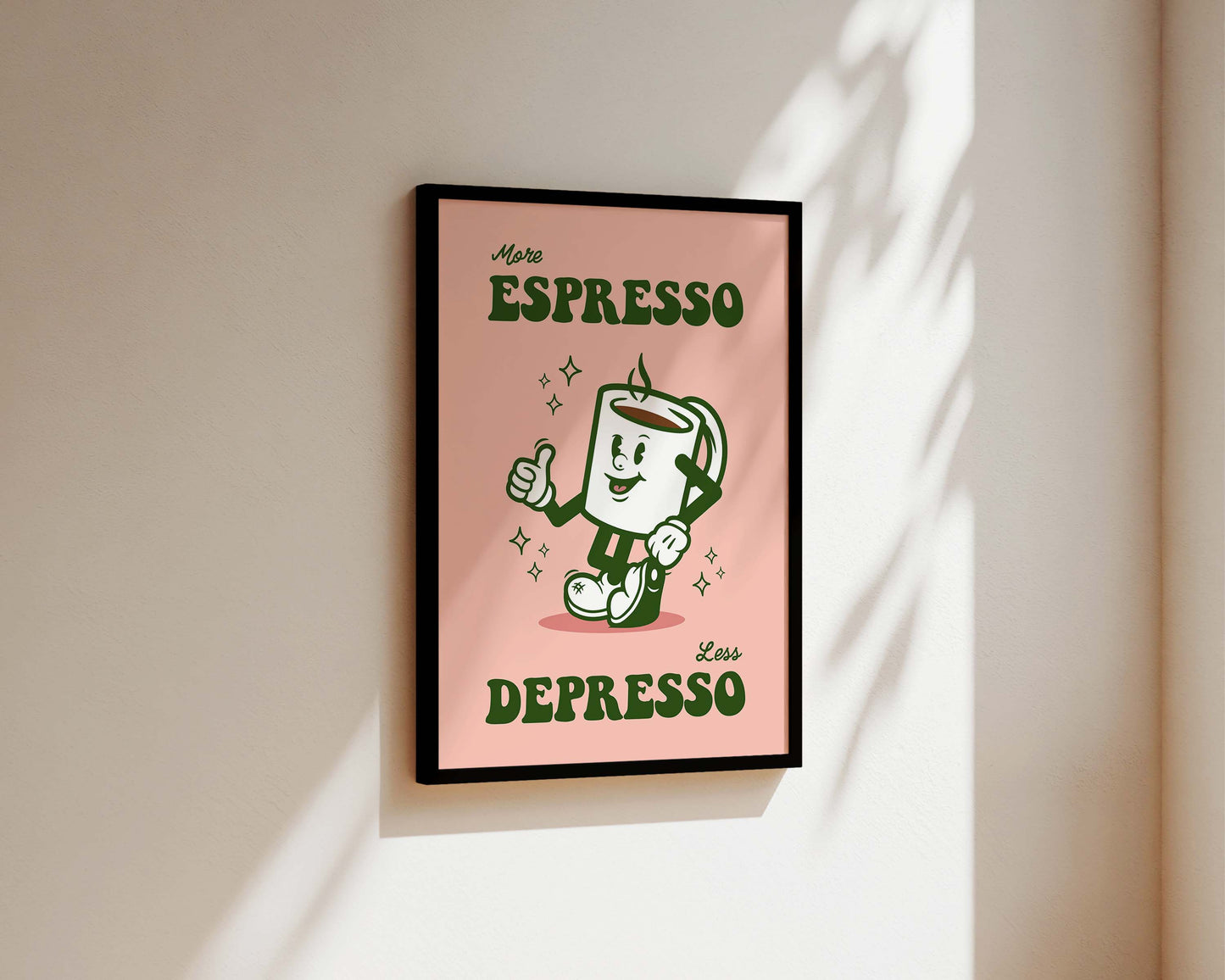 More Espresso Less Depresso Poster