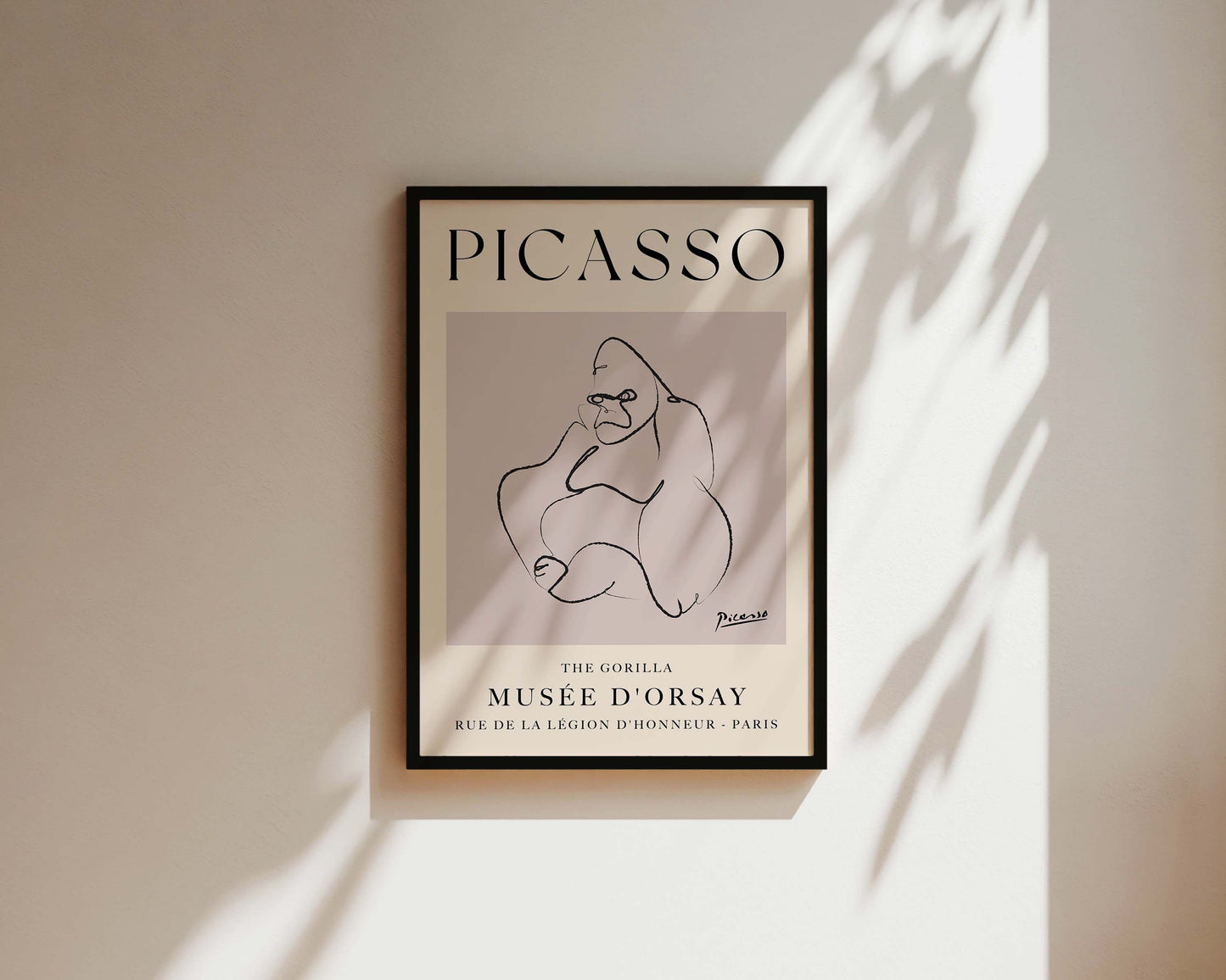 Picasso The Gorilla Art Print