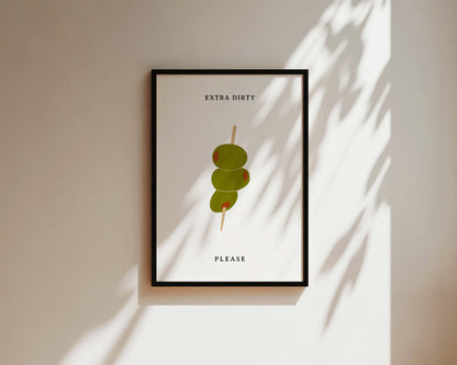 Extra Dirty Please Wall Art Print
