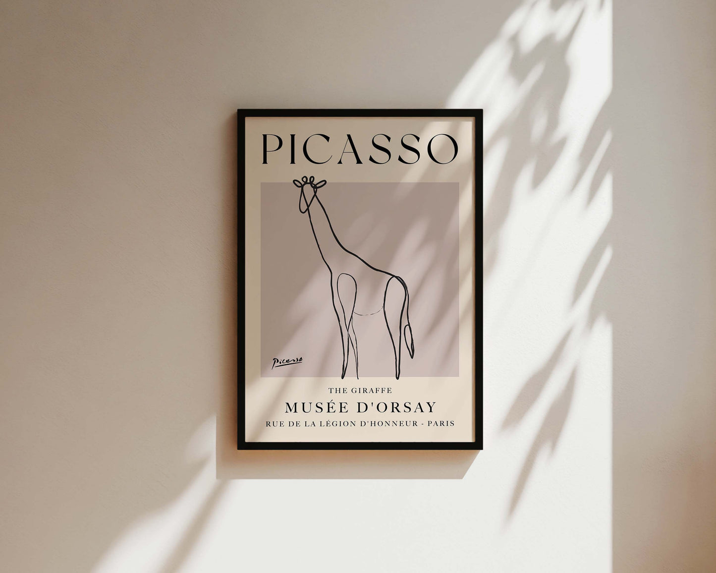 Picasso The Giraffe Art Print