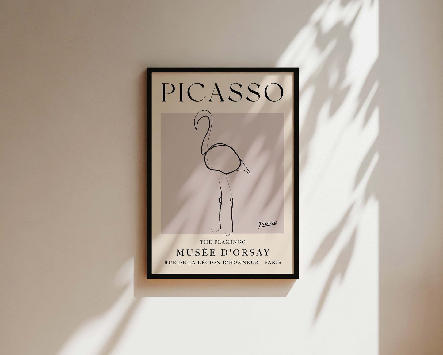 Picasso The Flamingo Art Print