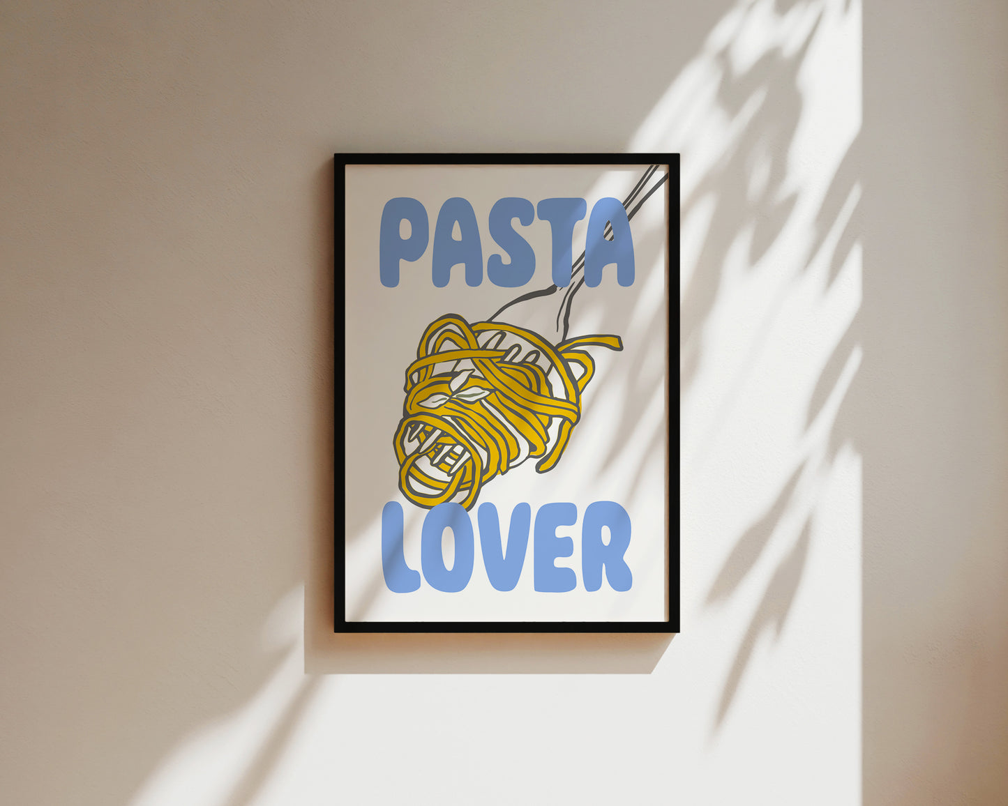 Pasta Lover Fork Print