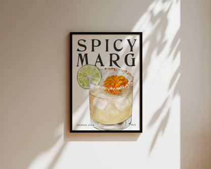 Spicy Marg Wall Art Print