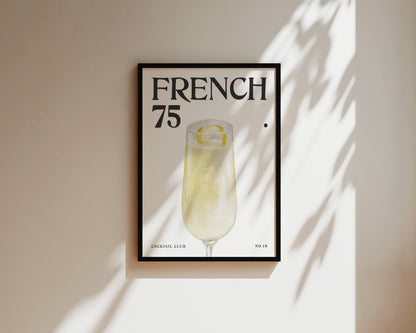 French 75 Wall Art Print