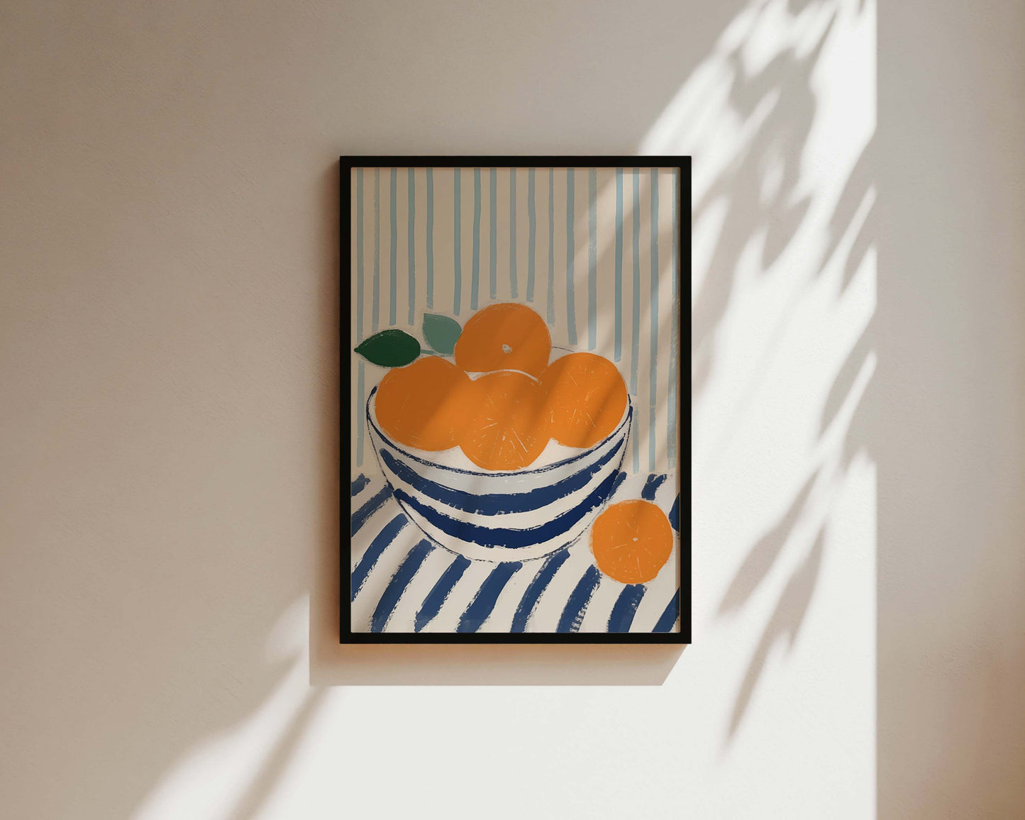 Bowl Of Oranges Print