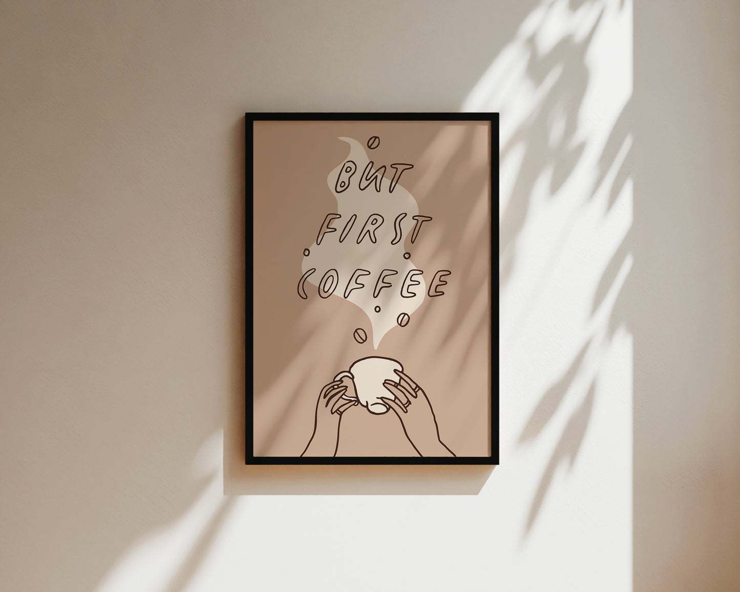 But First Coffee Dainty Print