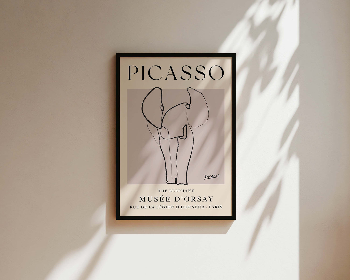 Picasso The Elephant Art Print