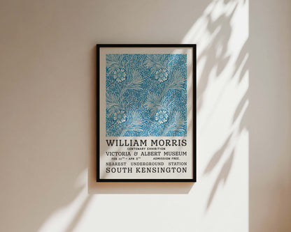 William Morris Blue Tapestry Art Wall Art Print