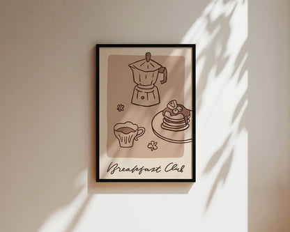 Breakfast Club Dainty Wall Art Print