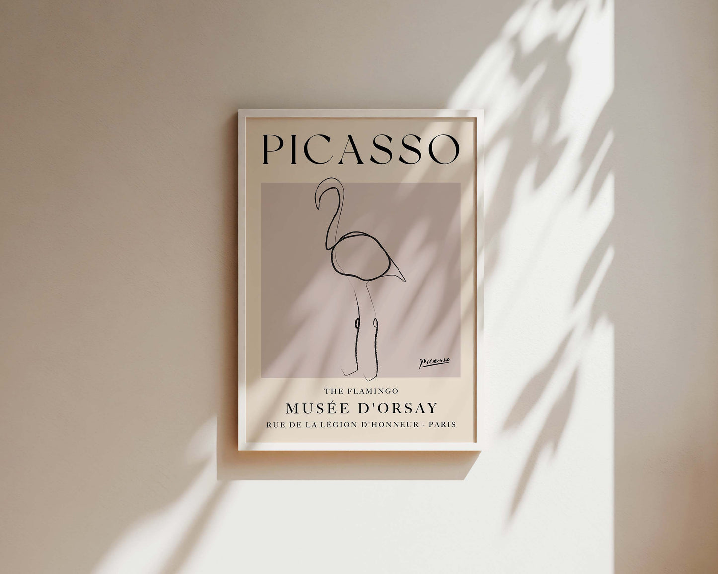 Picasso The Flamingo Art Print