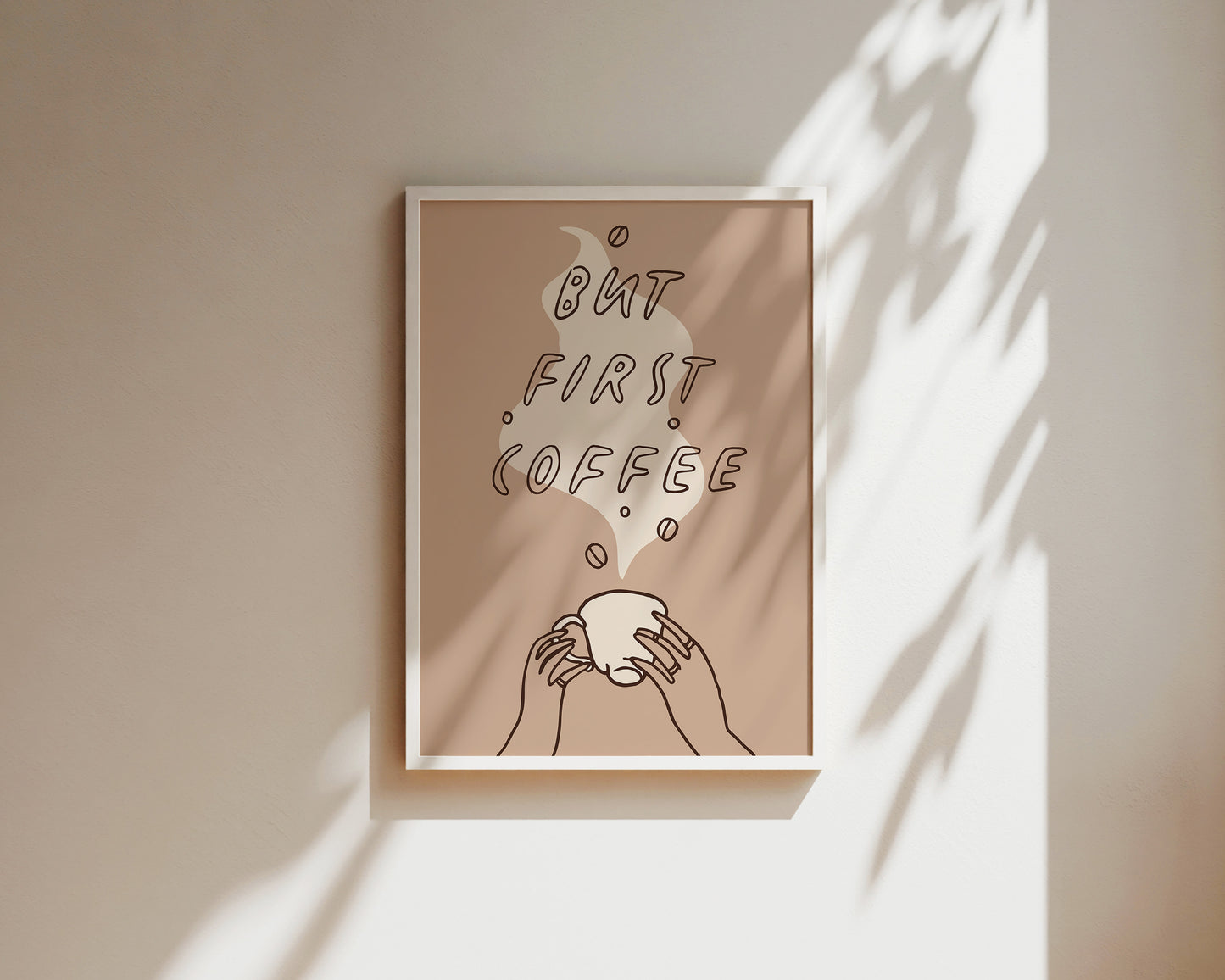 But First Coffee Dainty Print