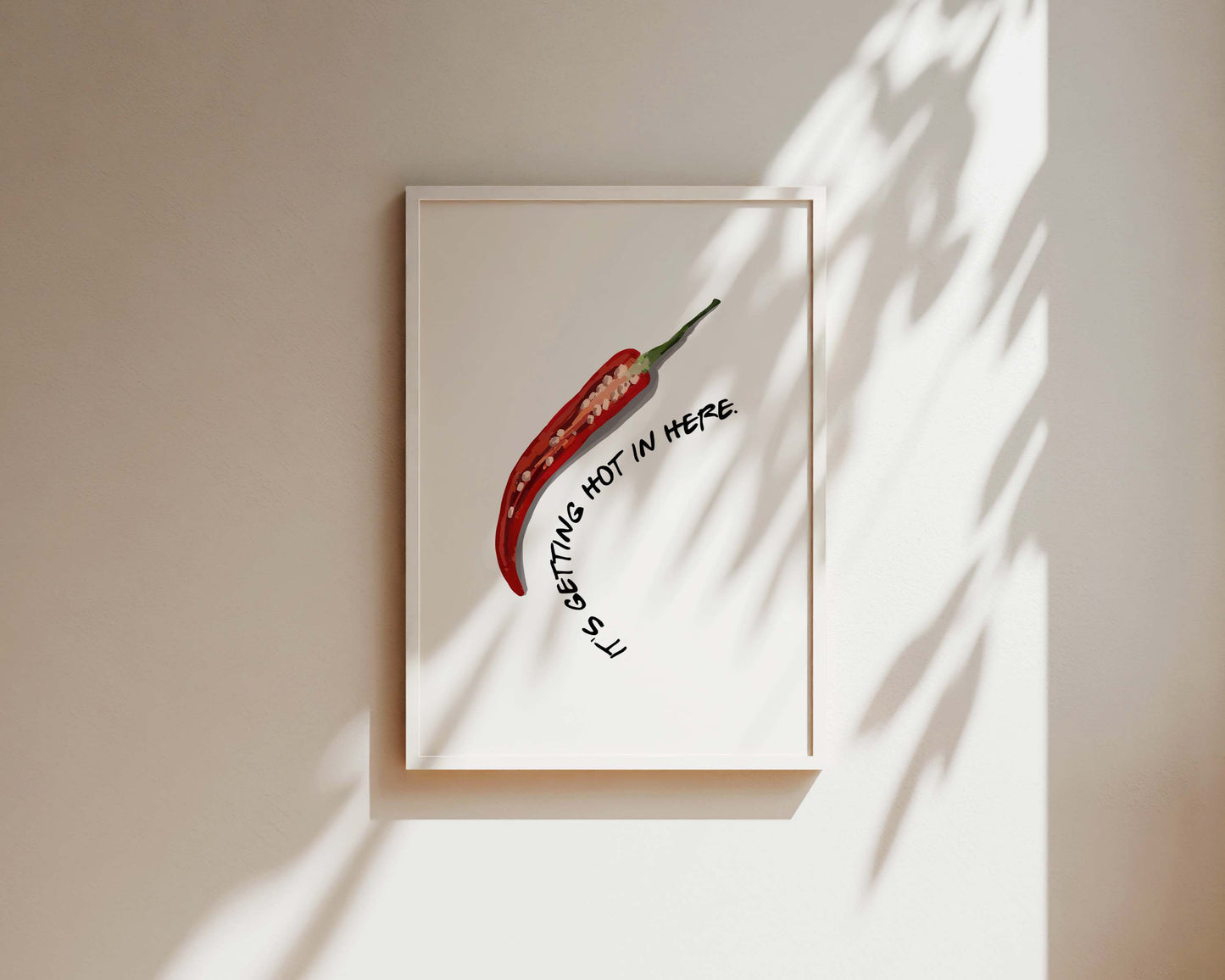 It's Getting Hot In Here Chilli Print