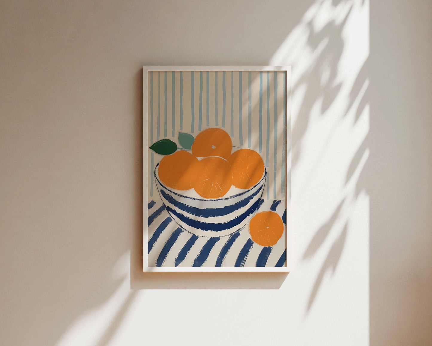 Bowl Of Oranges Print