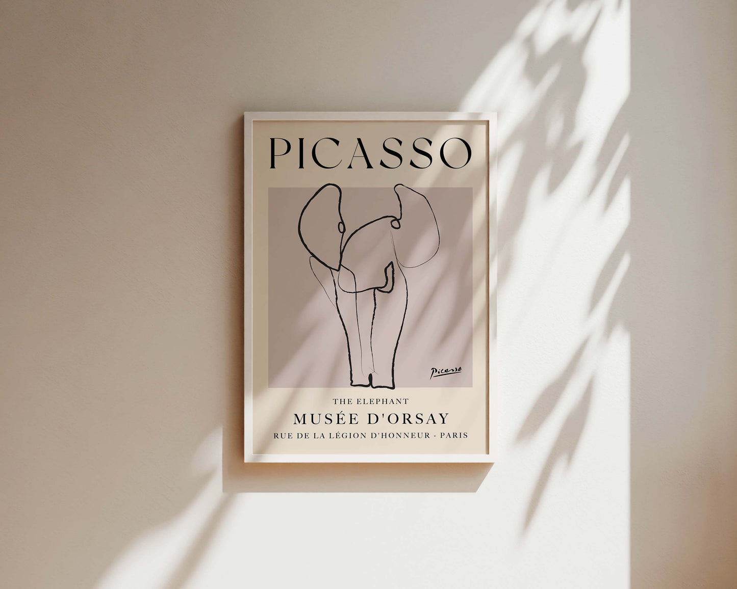 Picasso The Elephant Art Print