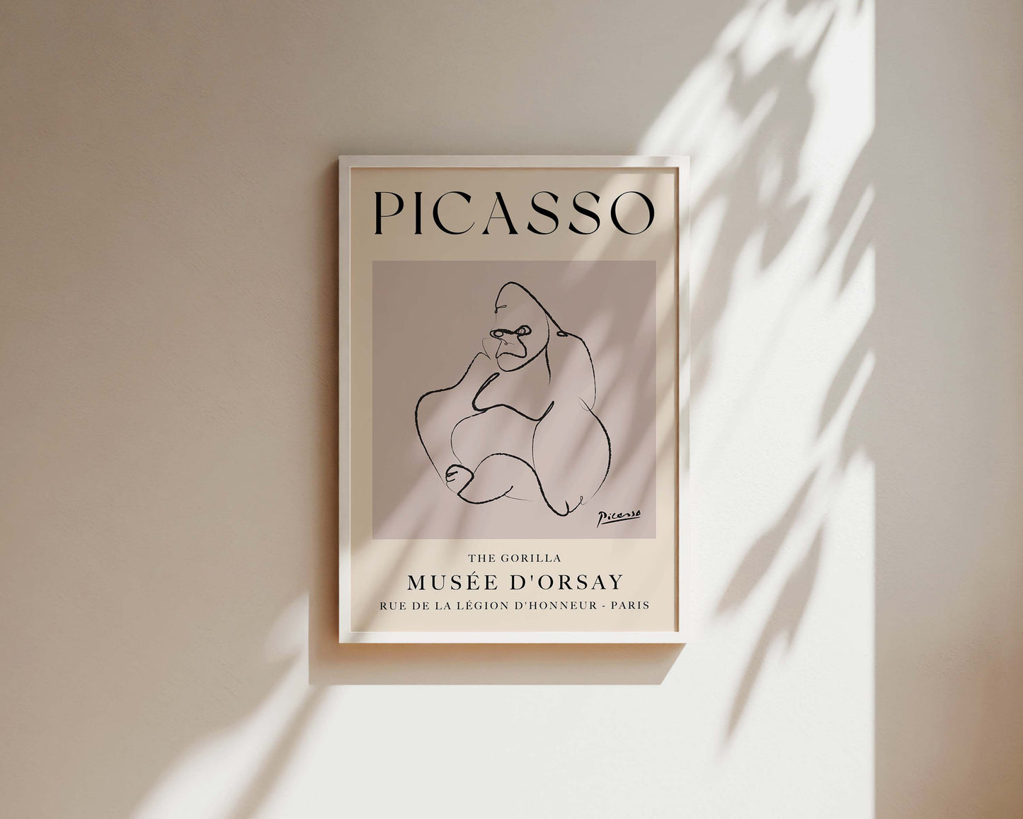 Picasso The Gorilla Art Print