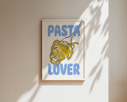 Pasta Lover Fork Wall Art Print