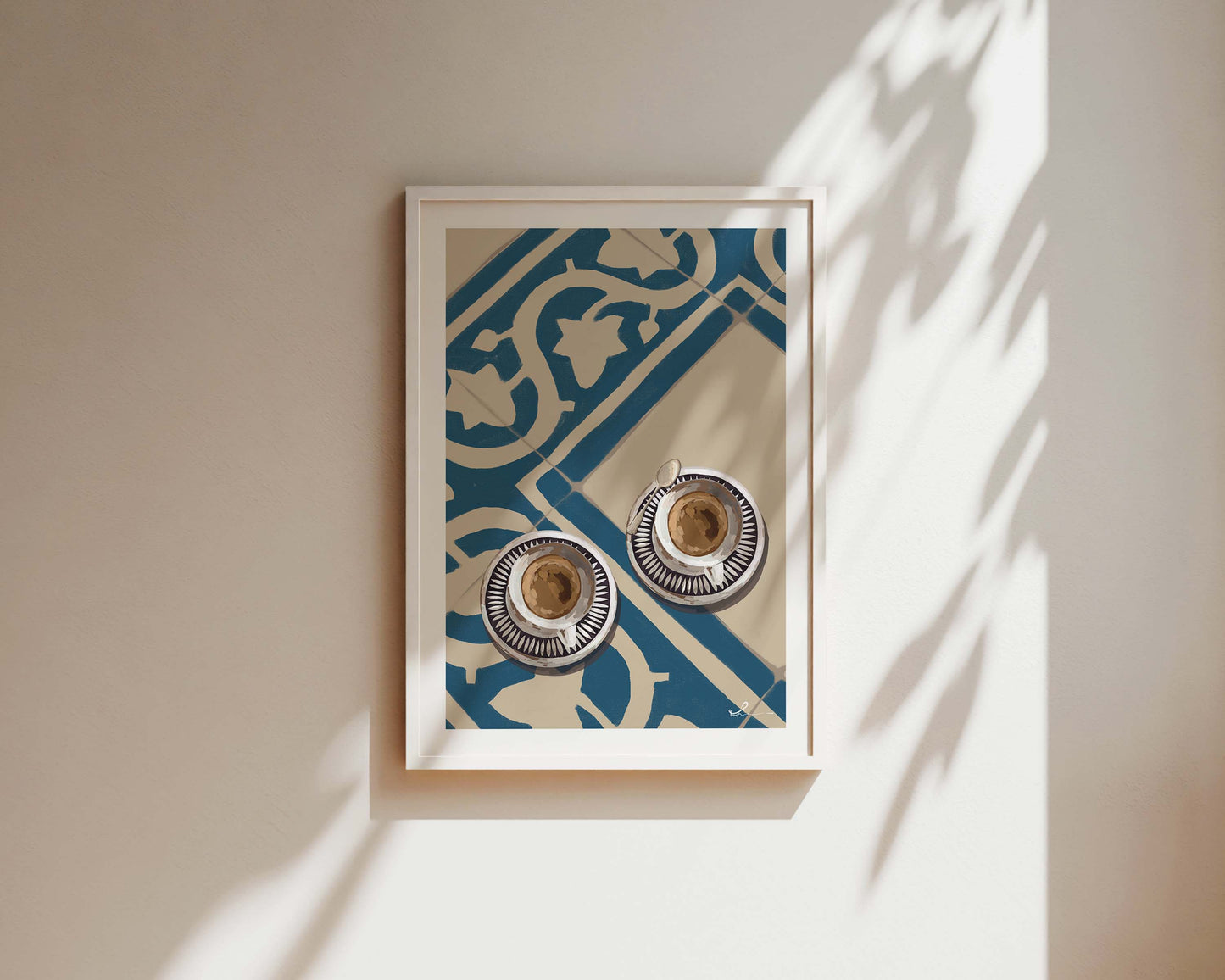 Two Cups Of Coffee Print