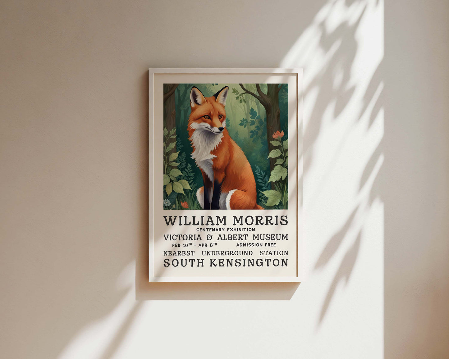 William Morris The Fox Art Print