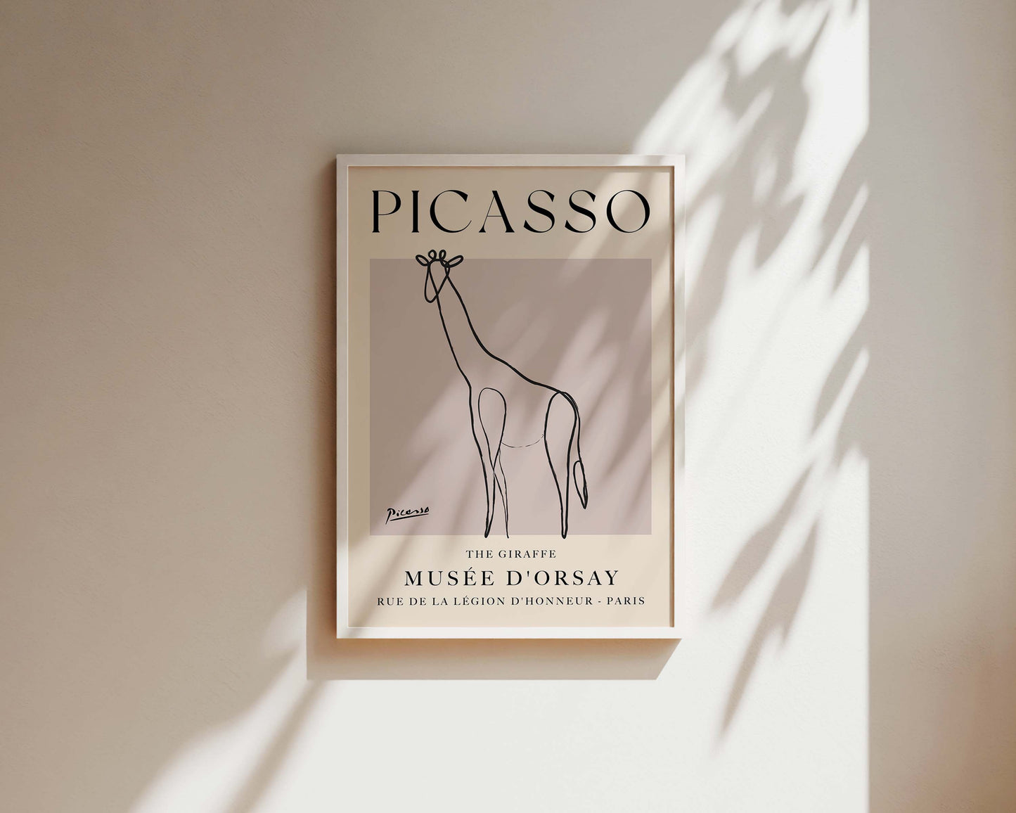 Picasso The Giraffe Art Print