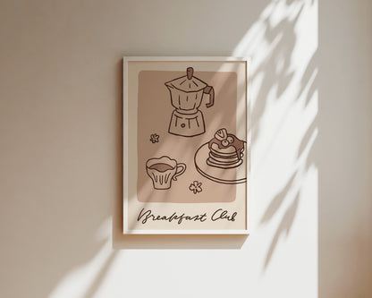 Breakfast Club Dainty Wall Art Print