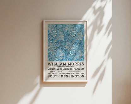 William Morris Blue Tapestry Art Wall Art Print