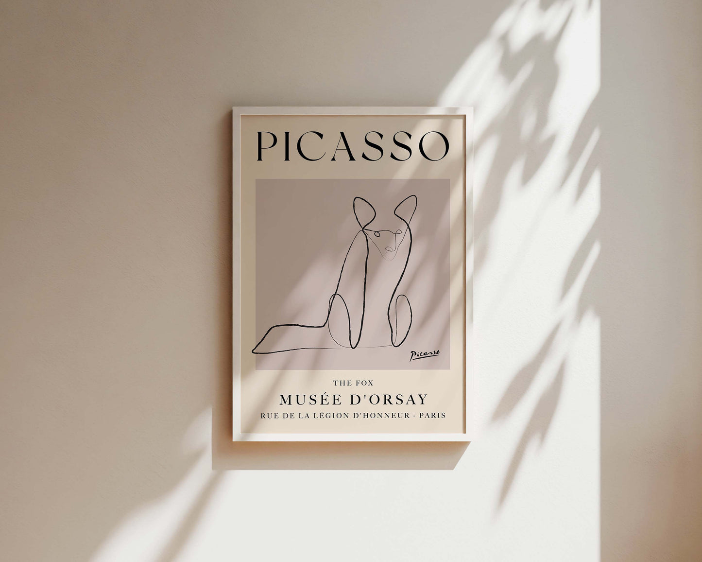 Picasso The Fox Art Print