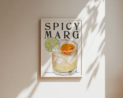 Spicy Marg Wall Art Print