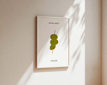 Extra Dirty Please Wall Art Print