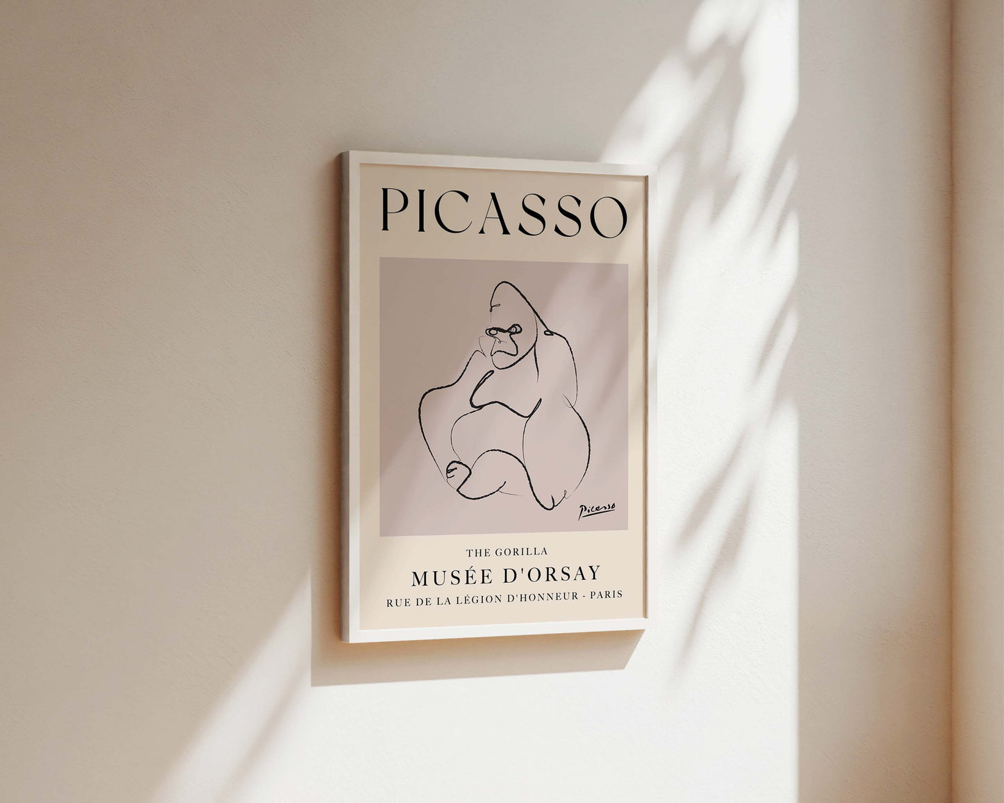 Picasso The Gorilla Art Print