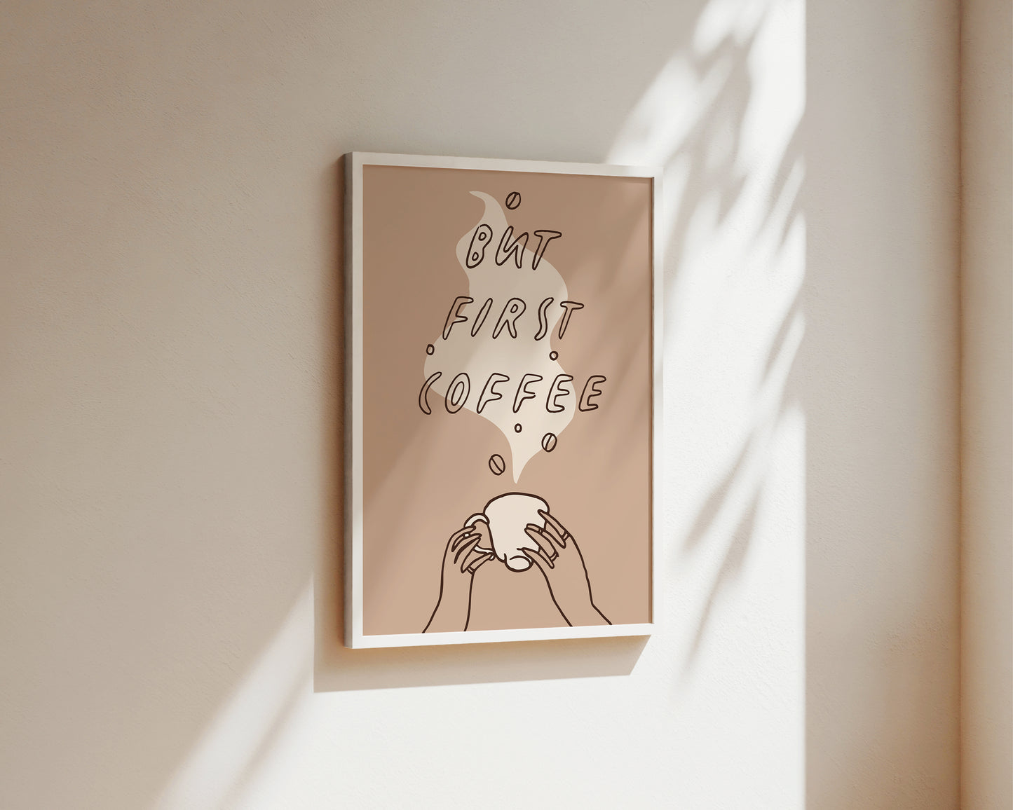 But First Coffee Dainty Print