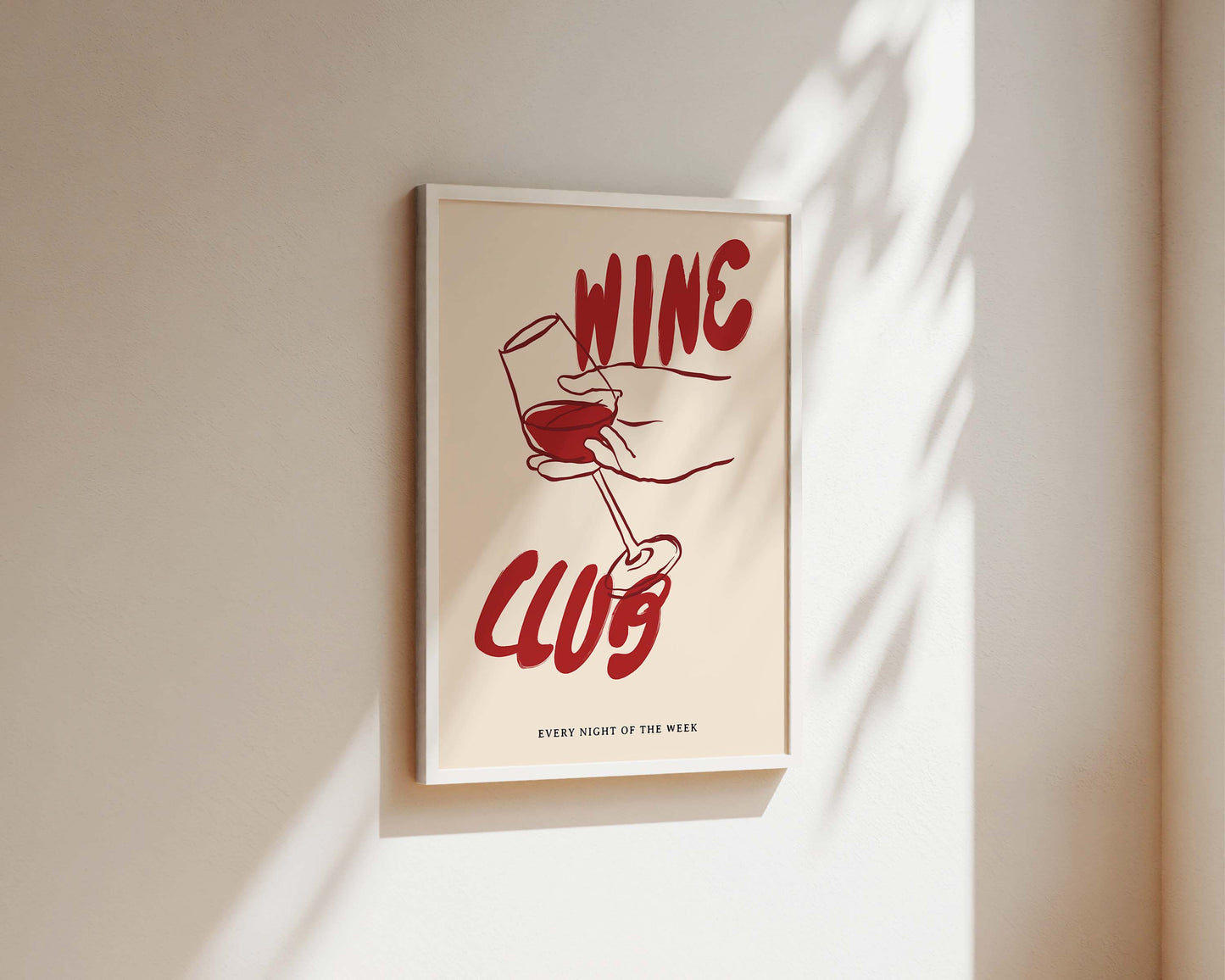 Red Wine Club Print