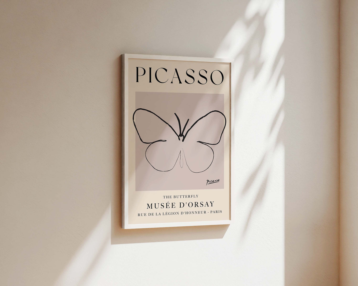 Picasso Butterfly Art Print