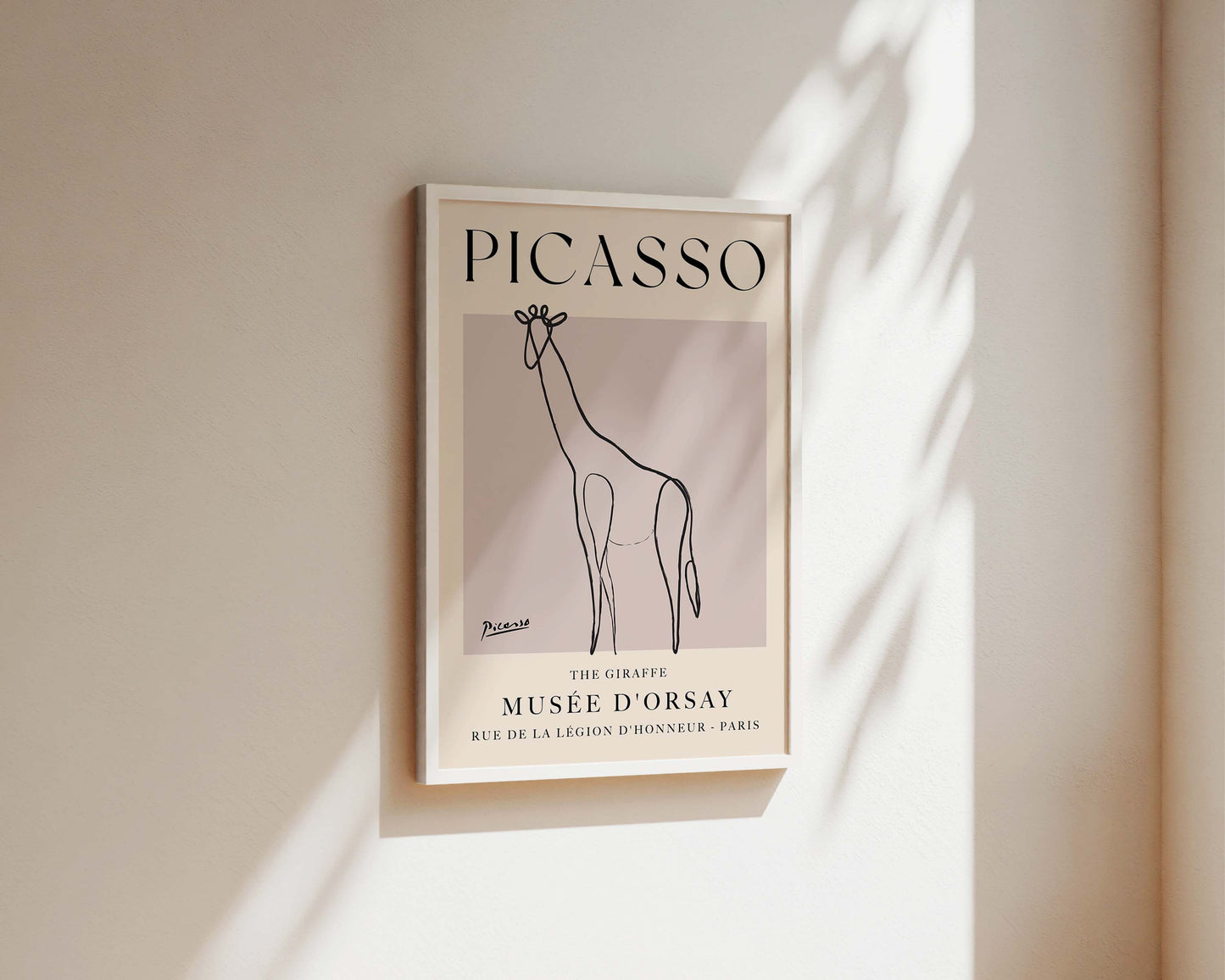 Picasso The Giraffe Art Print