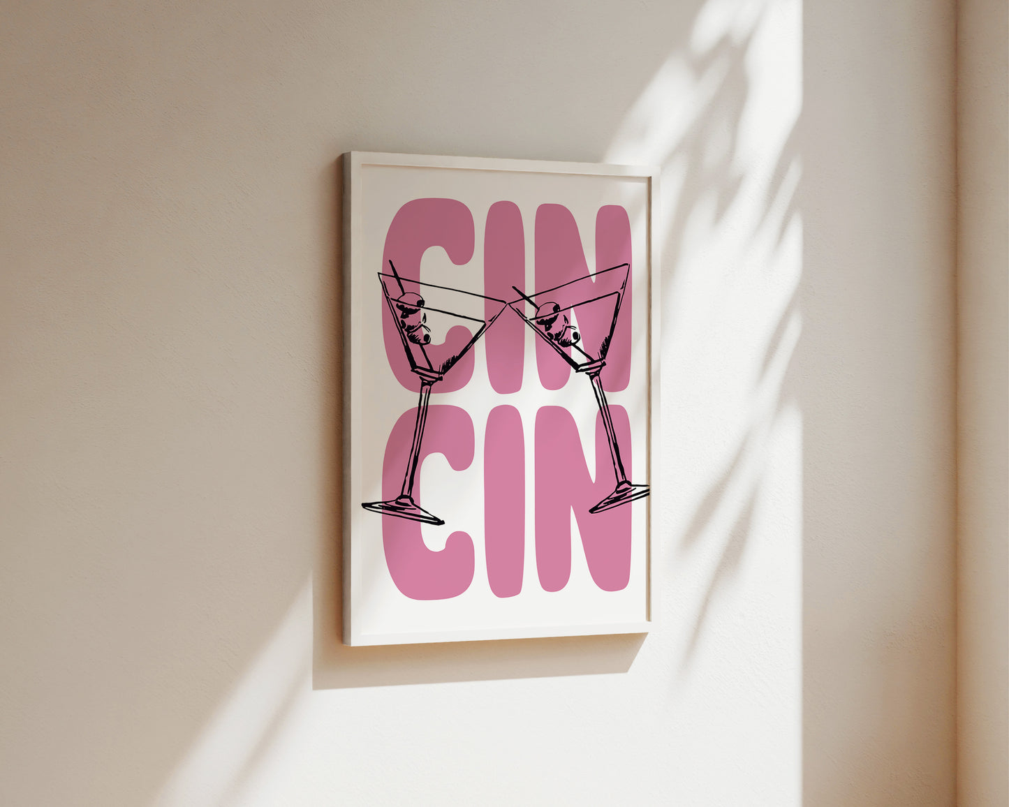 Cin Cin Pink Print