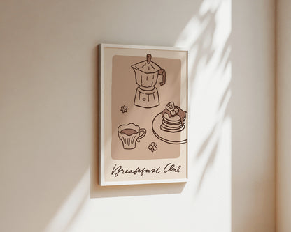 Breakfast Club Dainty Wall Art Print