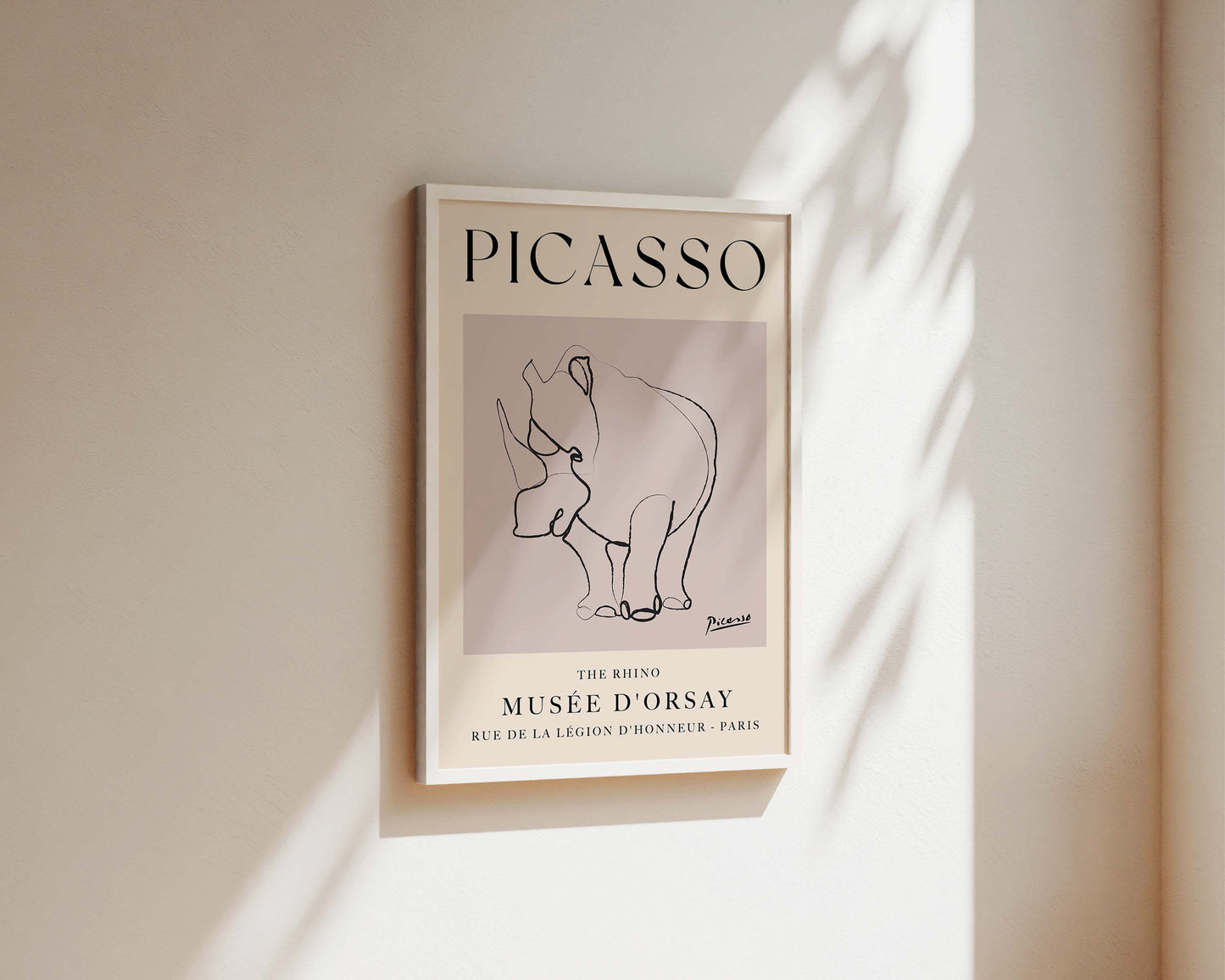 Picasso The Rhino Art Print