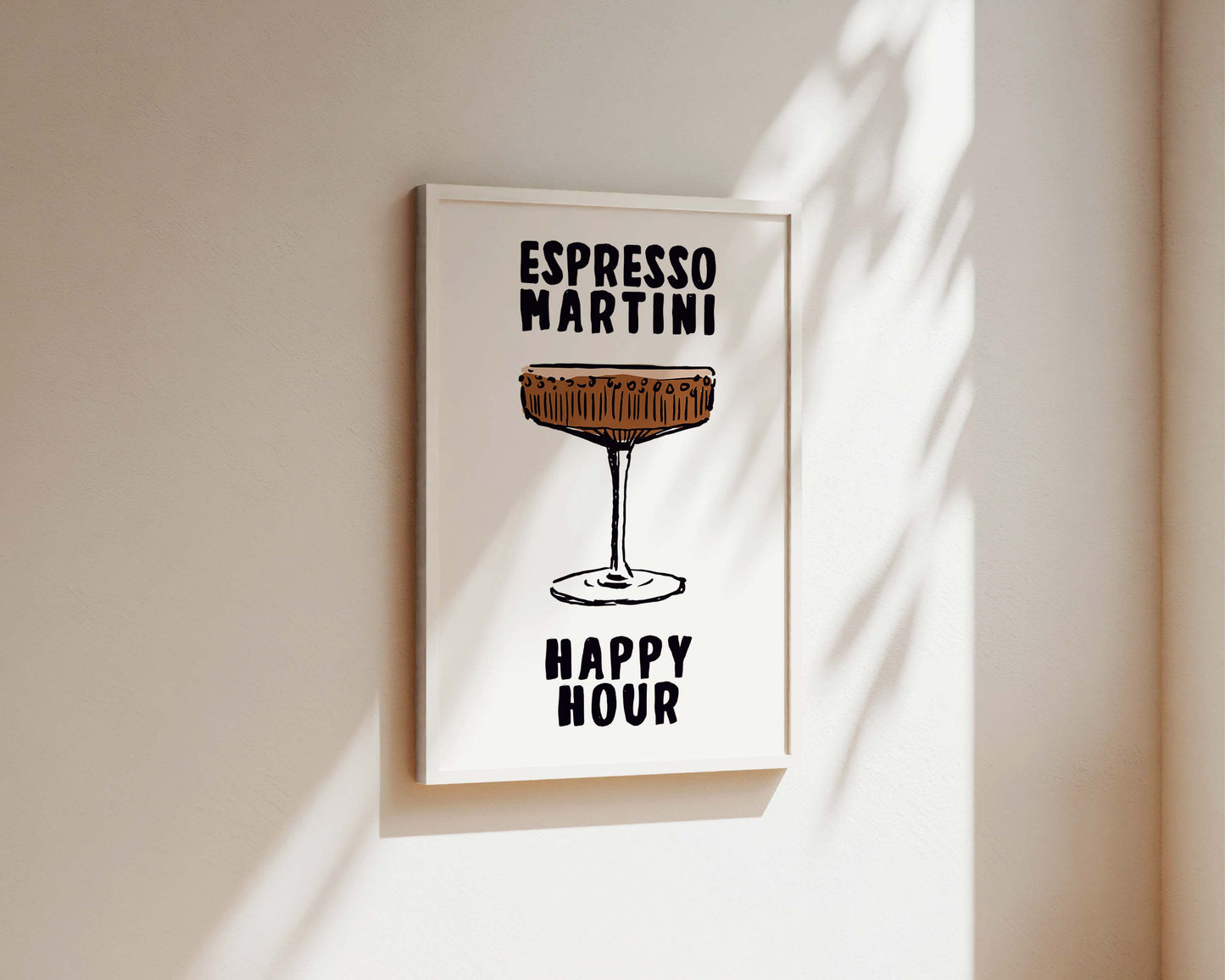 Espresso Martini Happy Hour Print