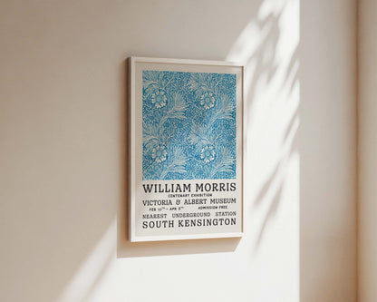 William Morris Blue Tapestry Art Wall Art Print