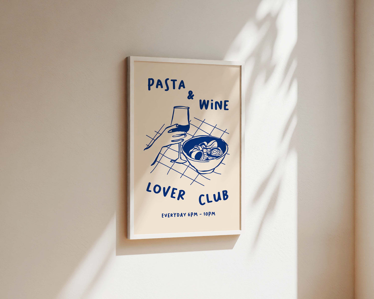 Pasta & Wine Lover Club Print