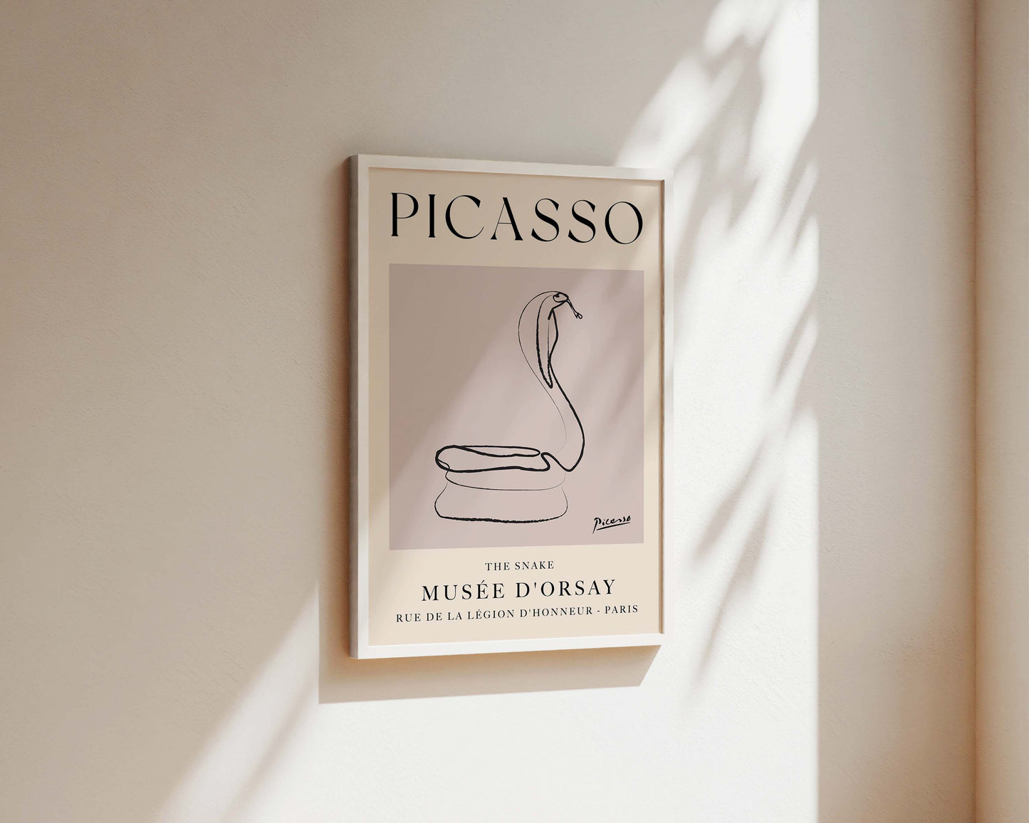 Picasso The Snake Art Print