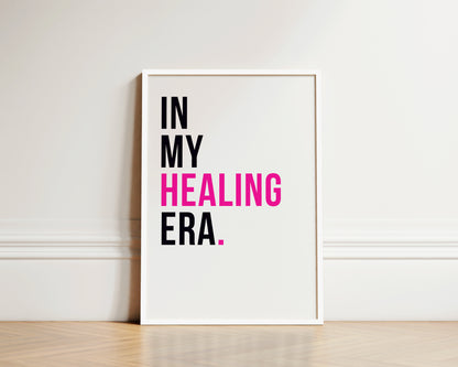 In My Healing Era Art Wall Art Print