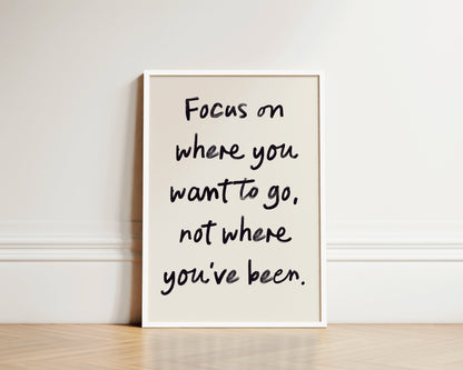 Focus Quote Wall Art Print