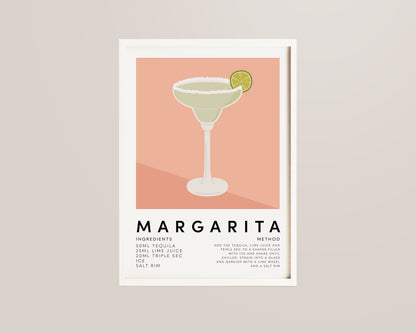 Margarita Cocktail Print